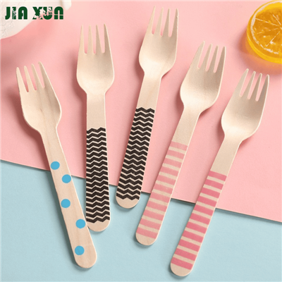 Garpu kayu kompostable