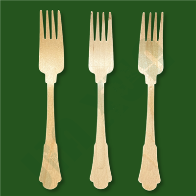 Garpu kayu guna semula jadi